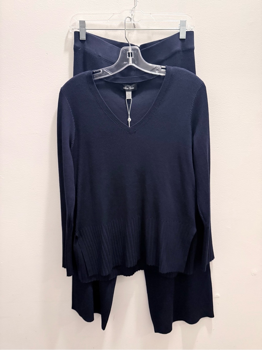 Melissa Paige Two Piece Ribbed Lounge Set